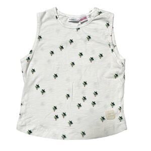 Zara Palm Tree Tank Top Size 18-24m